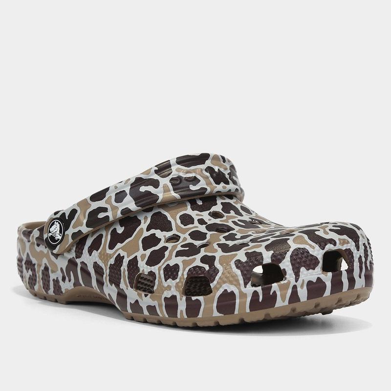 Crocs Classic Animal Print Clog Feminino - Babuche / Clog Feminino
